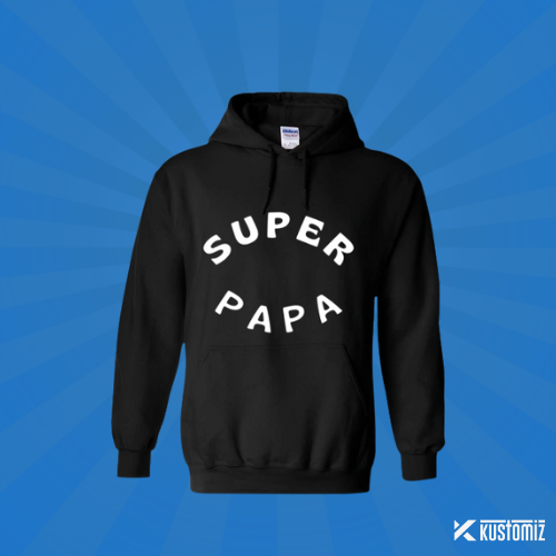 Sweat à Capuche « Super Papa »